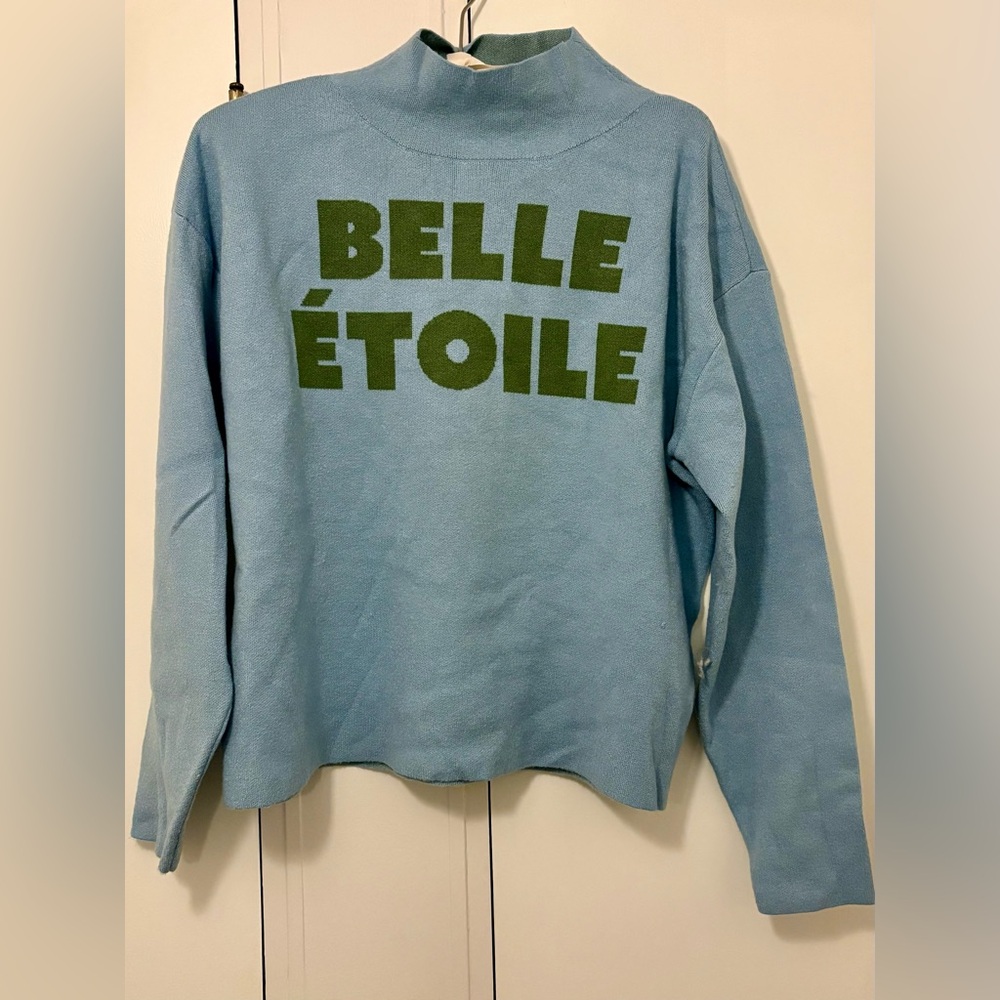 Maeve Anthropologie Blue Sweater